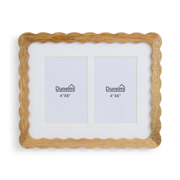 Mango Wood Wiggle Multi Photo Frame 2