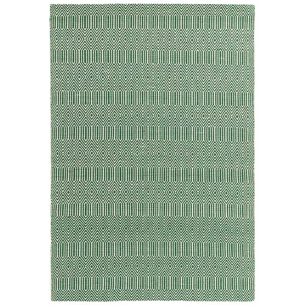 Twine Cotton and Wool Rug  Green