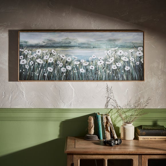 Moorland Landscape Framed Canvas