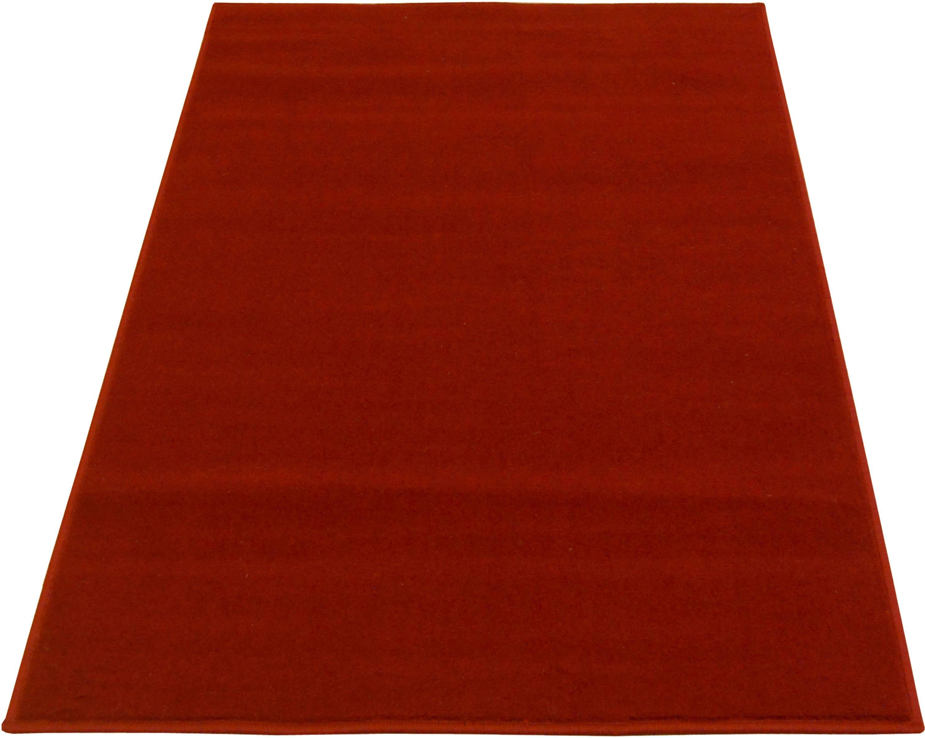 Maestro Plain Short Pile Rug - 80x150cm - Red