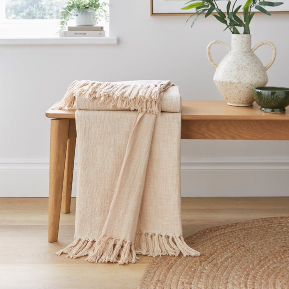 Westcott Slub Cotton Throw Blanket