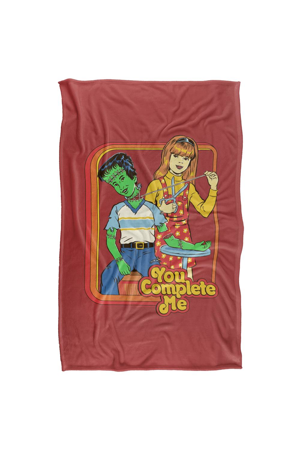 Steven Rhodes You Complete Me Silky Touch Super Soft Throw Blanket
