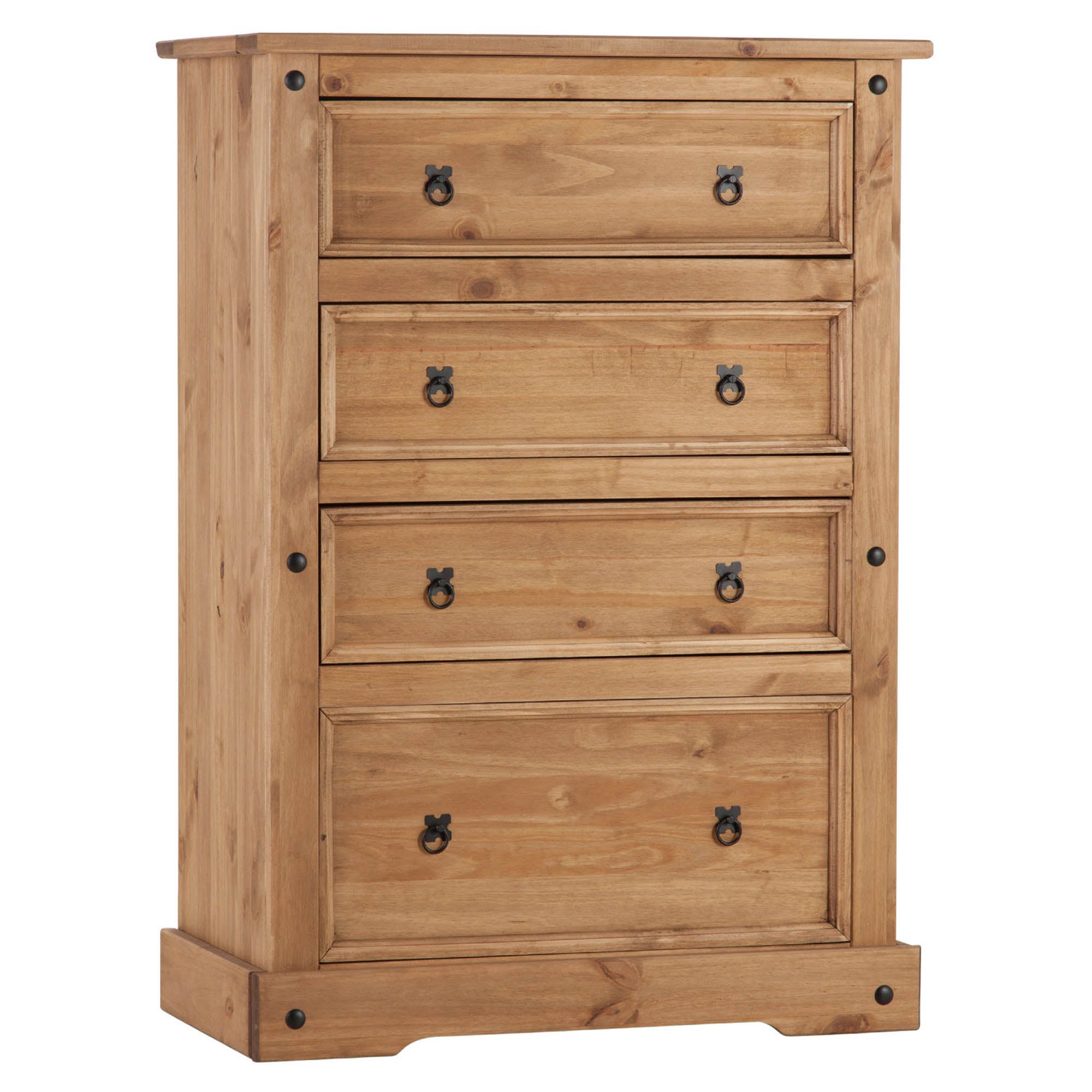 Corona 4 Drawer Chest, Pine