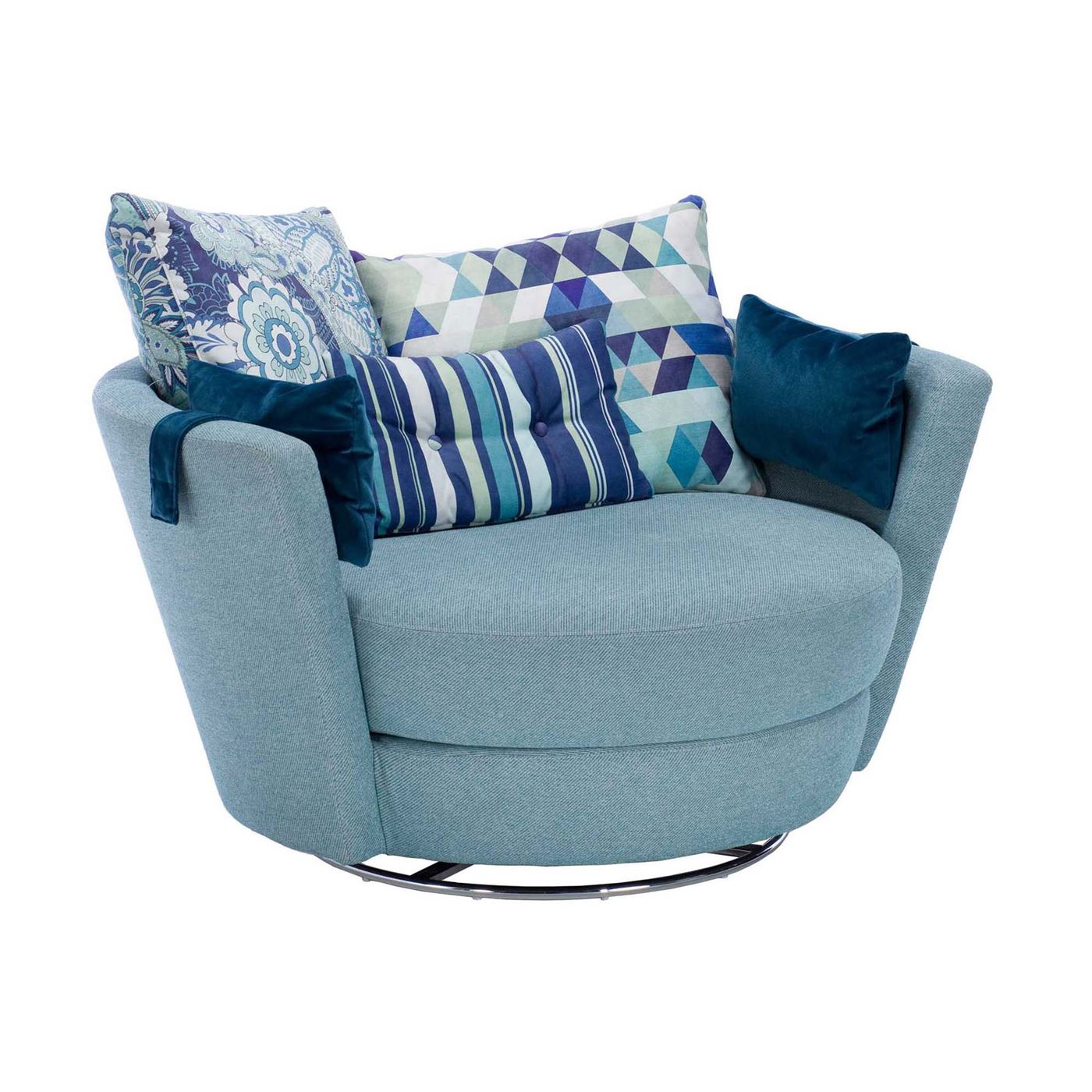 Aragon Swivel Armchair, with speakers and Bluetooth