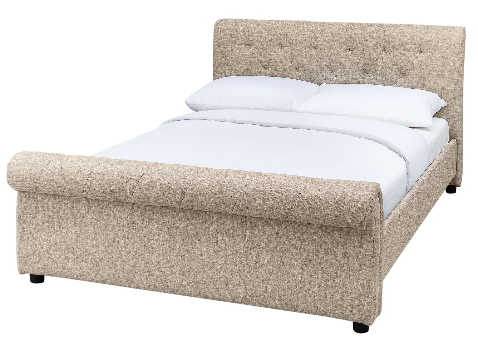 Argos Home Newbury Kingsize Bed Frame - Natural