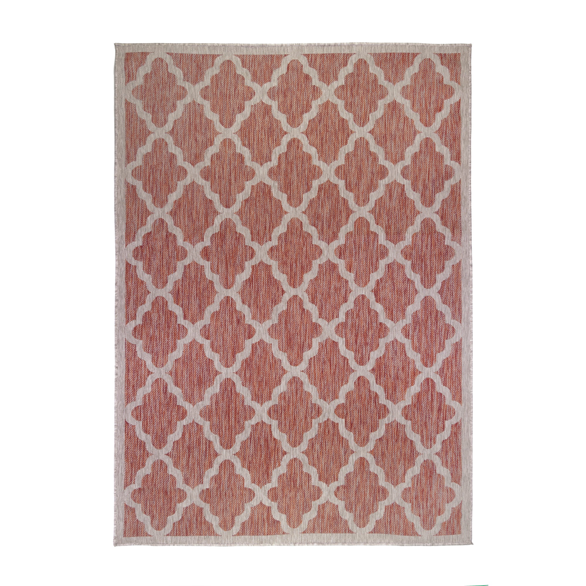 Padua Geometric Indoor Outdoor Rug Red