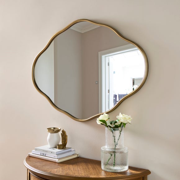Frances Antique Effect Pond Wall Mirror
