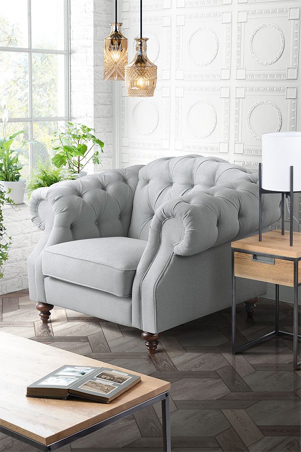 Buster Armchair  Malaga Steel