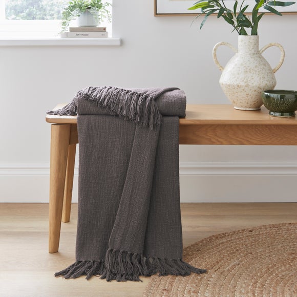 Westcott Slub Cotton Throw Blanket