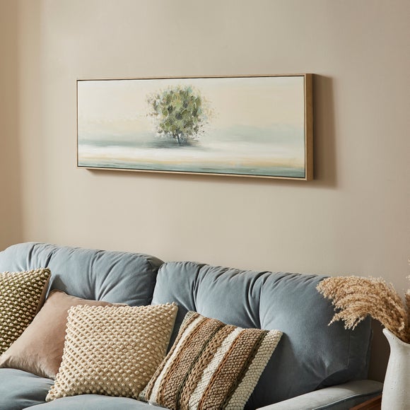 Misty Morning Hand Finished Framed Canvas