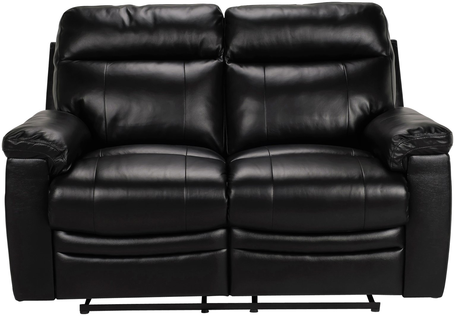 Argos Home Paolo 2 Seater Manual Recliner Sofa - Black