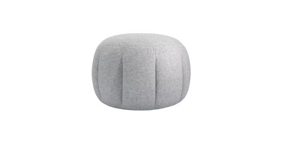 Harper Round Footstool in White Cliffs Whitstable - sofa.com