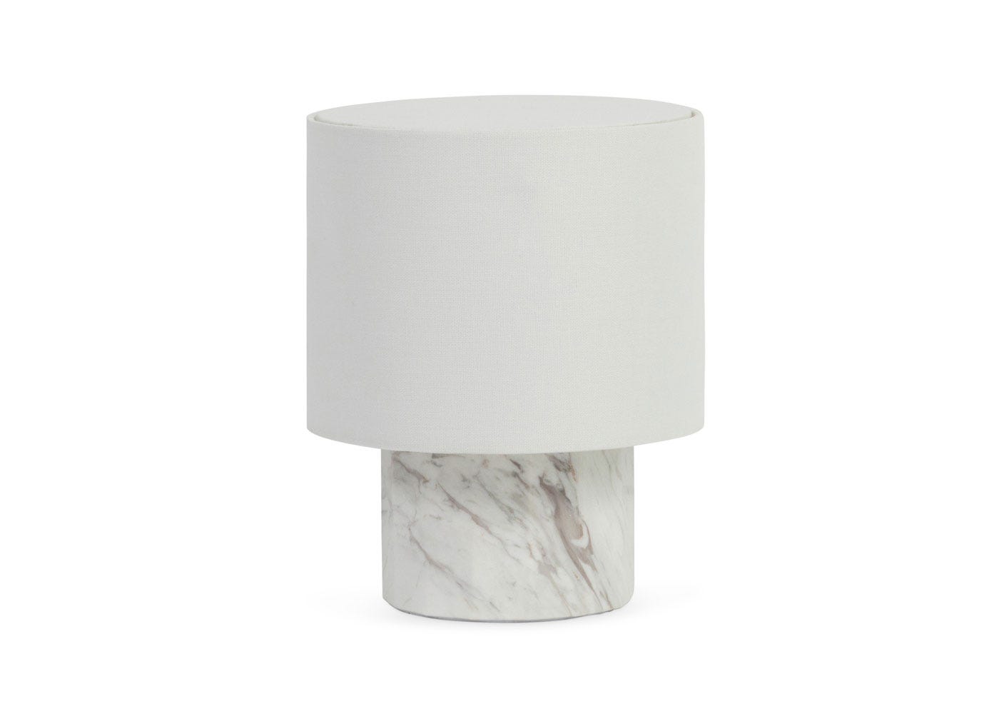 Heal's Colonna Marble Table Lamp White Small
