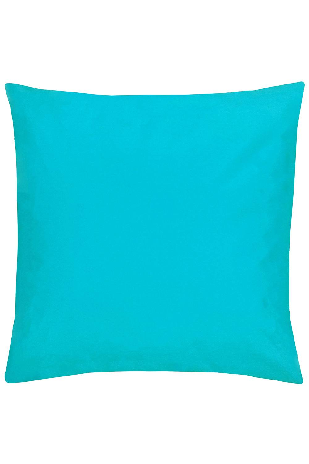 Furn Plain Water & UV Resistant Reversible Outdoor Cushion in Aqua