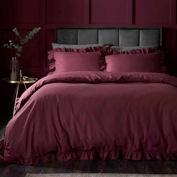Appletree Cassia Frill 100% Cotton Duvet Cover & Pillowcase Set