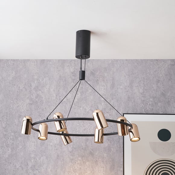 Pacific Lifestyle Xena 8 Light Adjustable LED Pendant Light