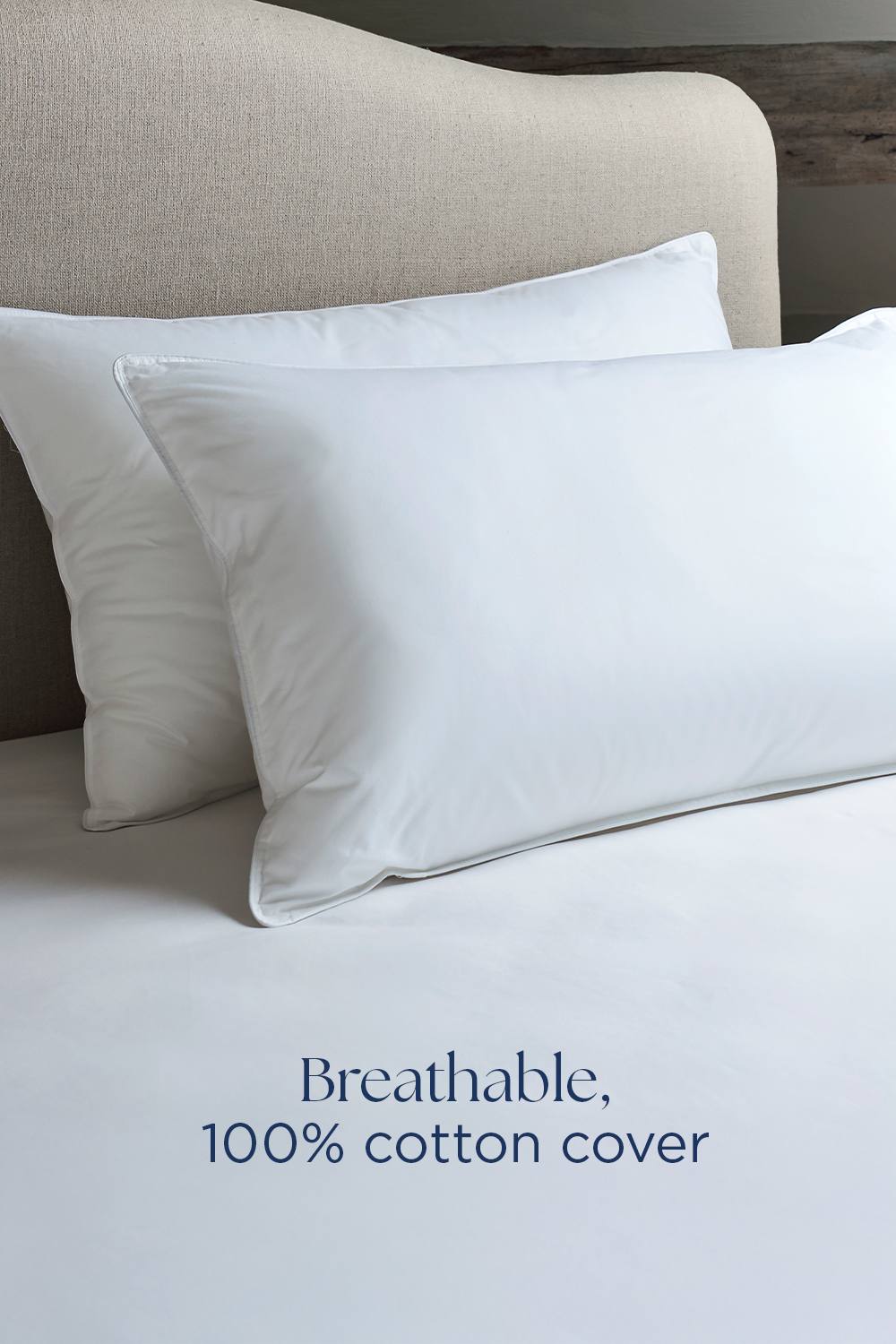 CHRISTY 'Cloud Loft' Luxurious Micro Loft Soft Medium King Pillow in White 4