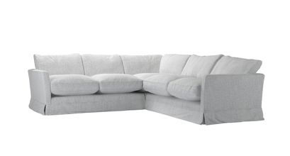Otto Small Corner Sofa in Koala Chelsea Linen - sofa.com