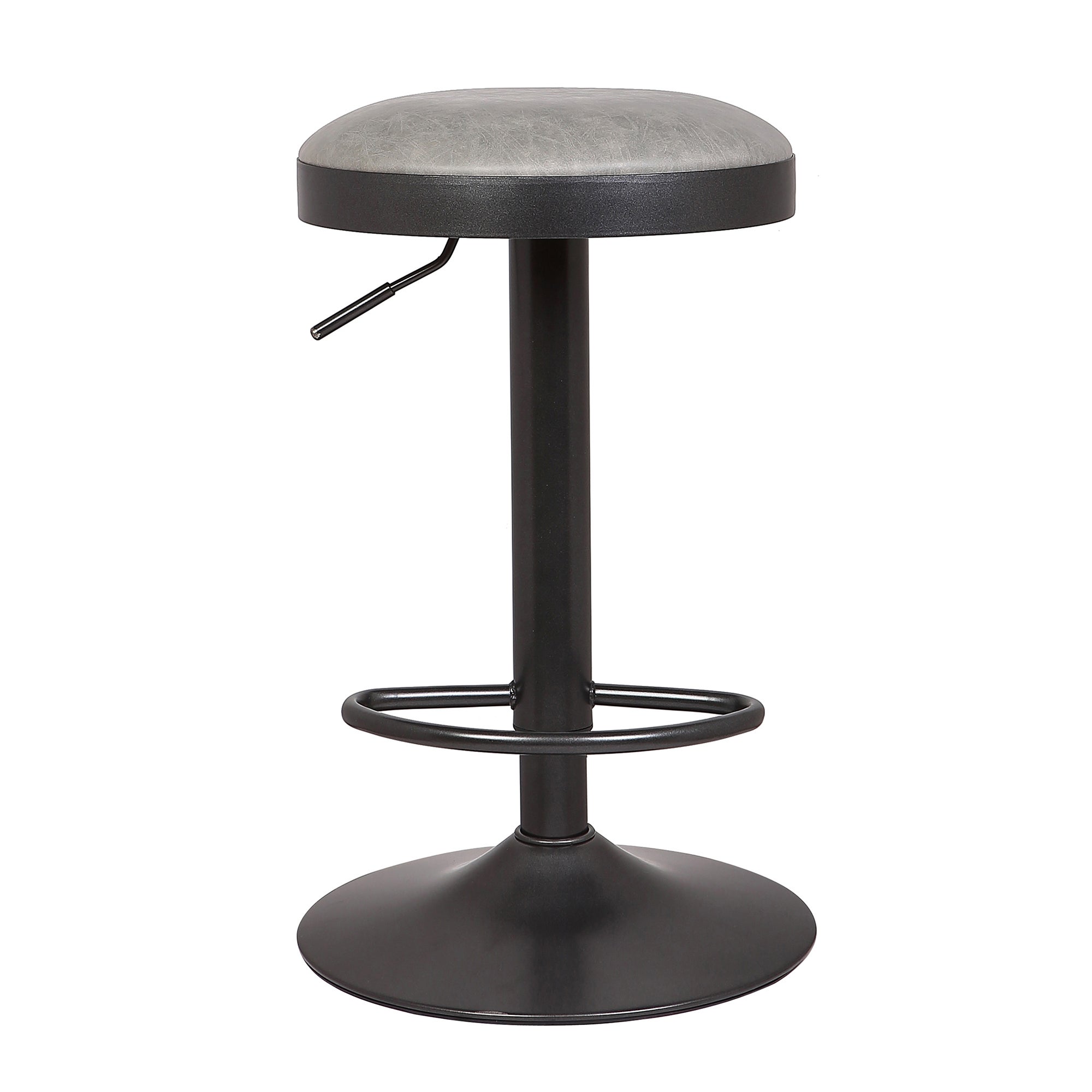 Terni PU Leather Bar Stool Grey
