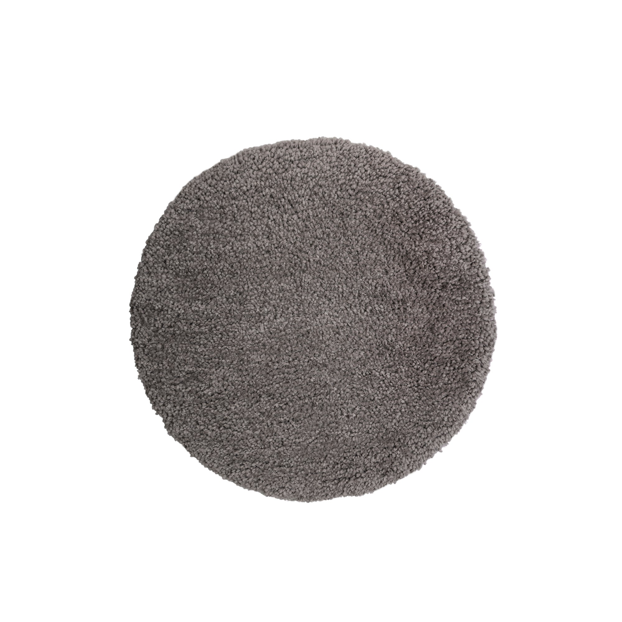 Bertie Shaggy Circle Rug Grey
