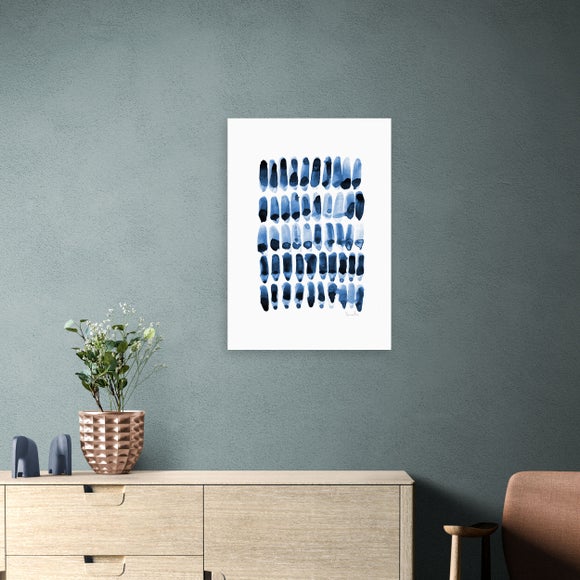 East End Prints Blue Set I Print