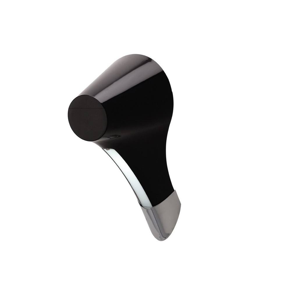 Netlighting Ora Wall Lamp 1 Light E27 Gloss Black White Acrylic Polished Chrome