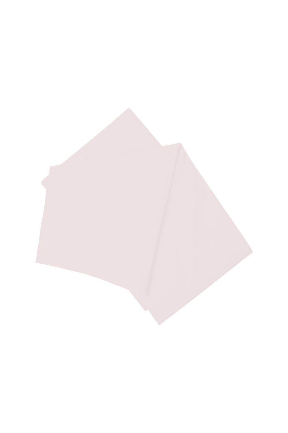 Belledorm Easy Care 200 Thread Count Cotton Polyester Percale Flat Sheet in Light Pink