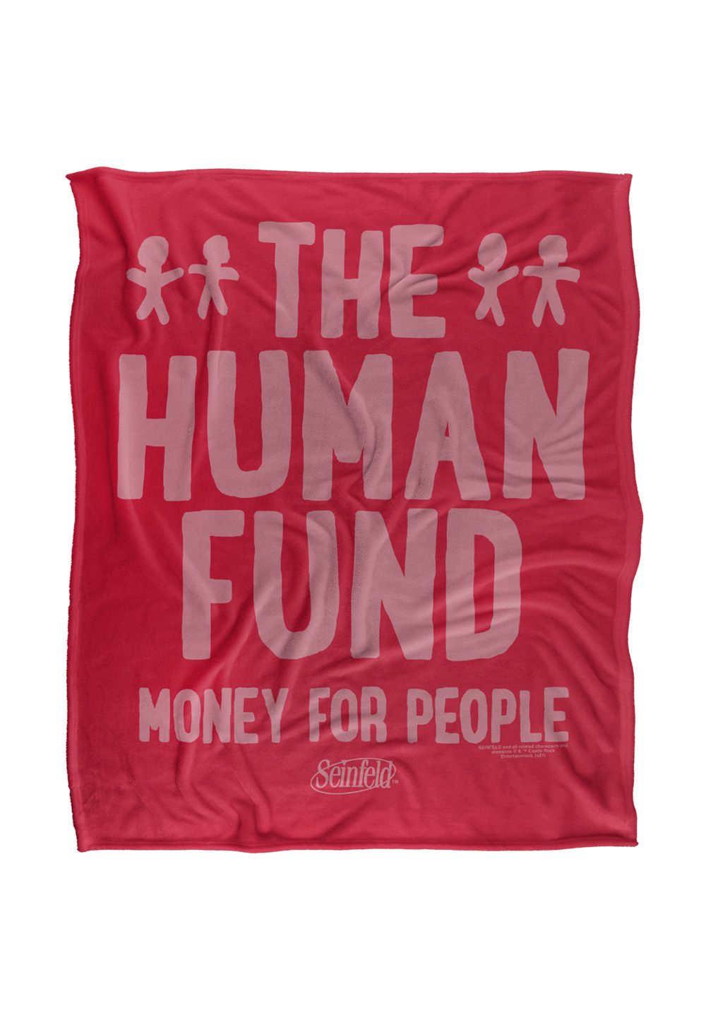 Warner Brothers Seinfeld The Money for People Silky Touch Super Soft Throw Blanket in White