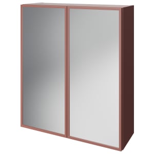Wickes Haven Rusty Red Mirror Cabinet - 700 x 600mm