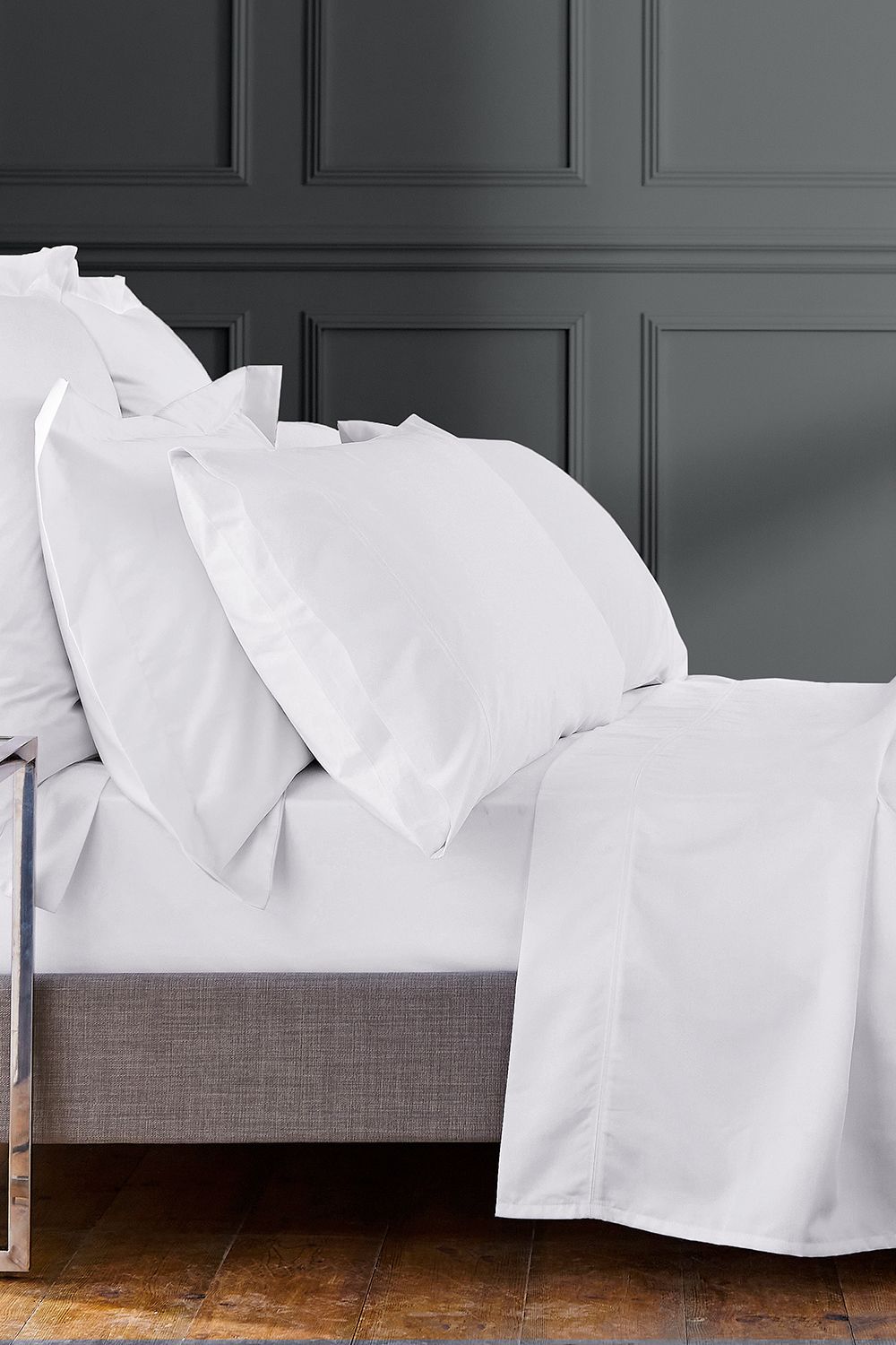 1951 'Luxury 1000 Thread Count' Egyptian Cotton Oxford Pillowcase in White 3