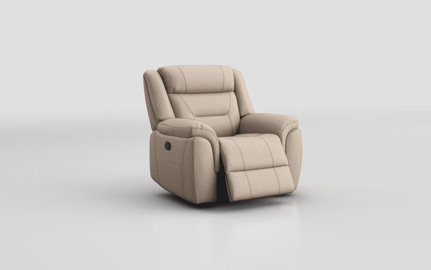 Cream Fabric Ainsdale Manual Recliner Chair