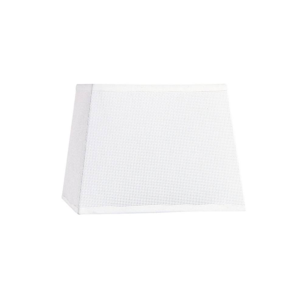 Netlighting Habana White Square Shade 160 200 x 152mm Suitable for Wall Lamps
