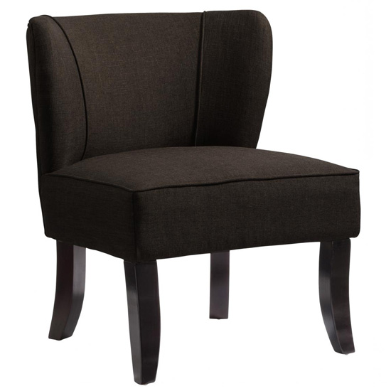 Bambrook Fabric Upholstered Bedroom Chair In Brown