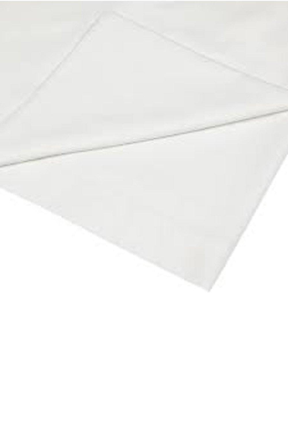 Cotton Rich Percale Single Flat Sheet