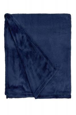 New Edge Blinds Plush Collection Flannel Fleece Super Soft Throw in Blue
