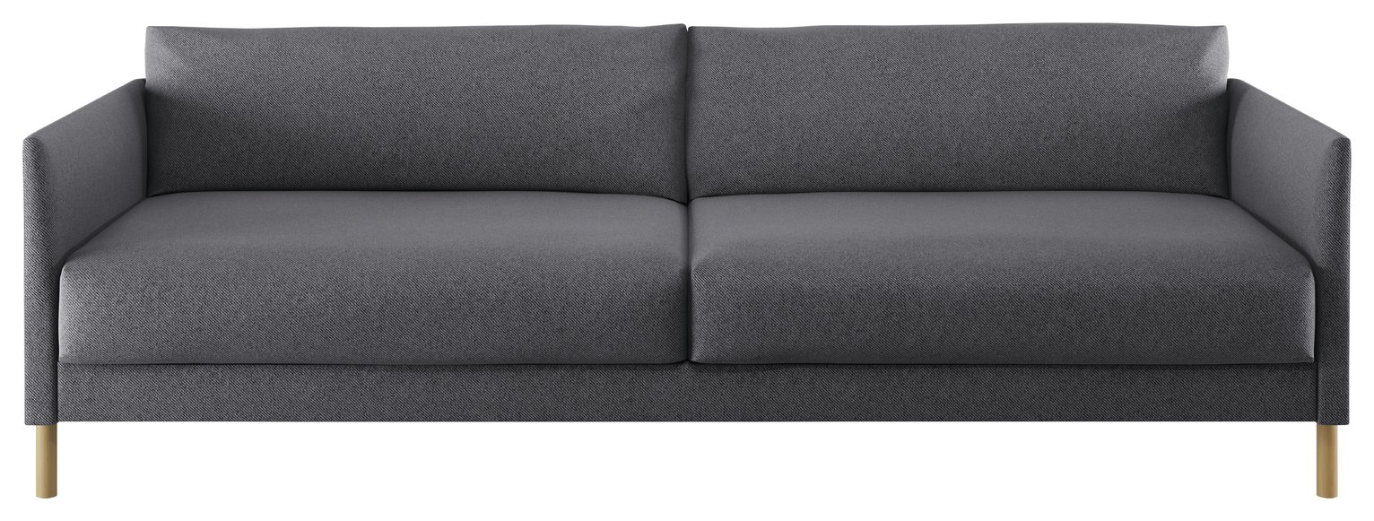 Habitat Hyde 3 Seater Fabric Sofa Bed - Charcoal
