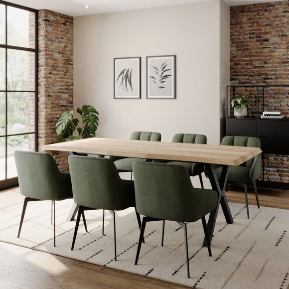 Ezra II 4-6 Seater Extendable Rectangle Dining Table