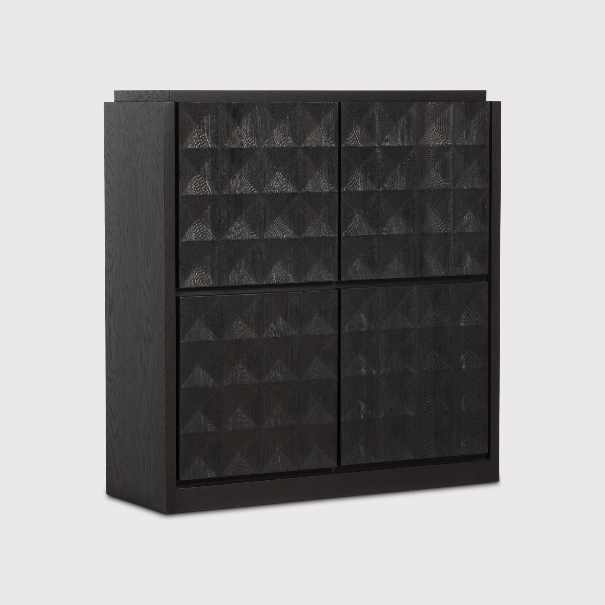 Toft Sideboard 131x45x137cm, Black Oak | Barker & Stonehouse