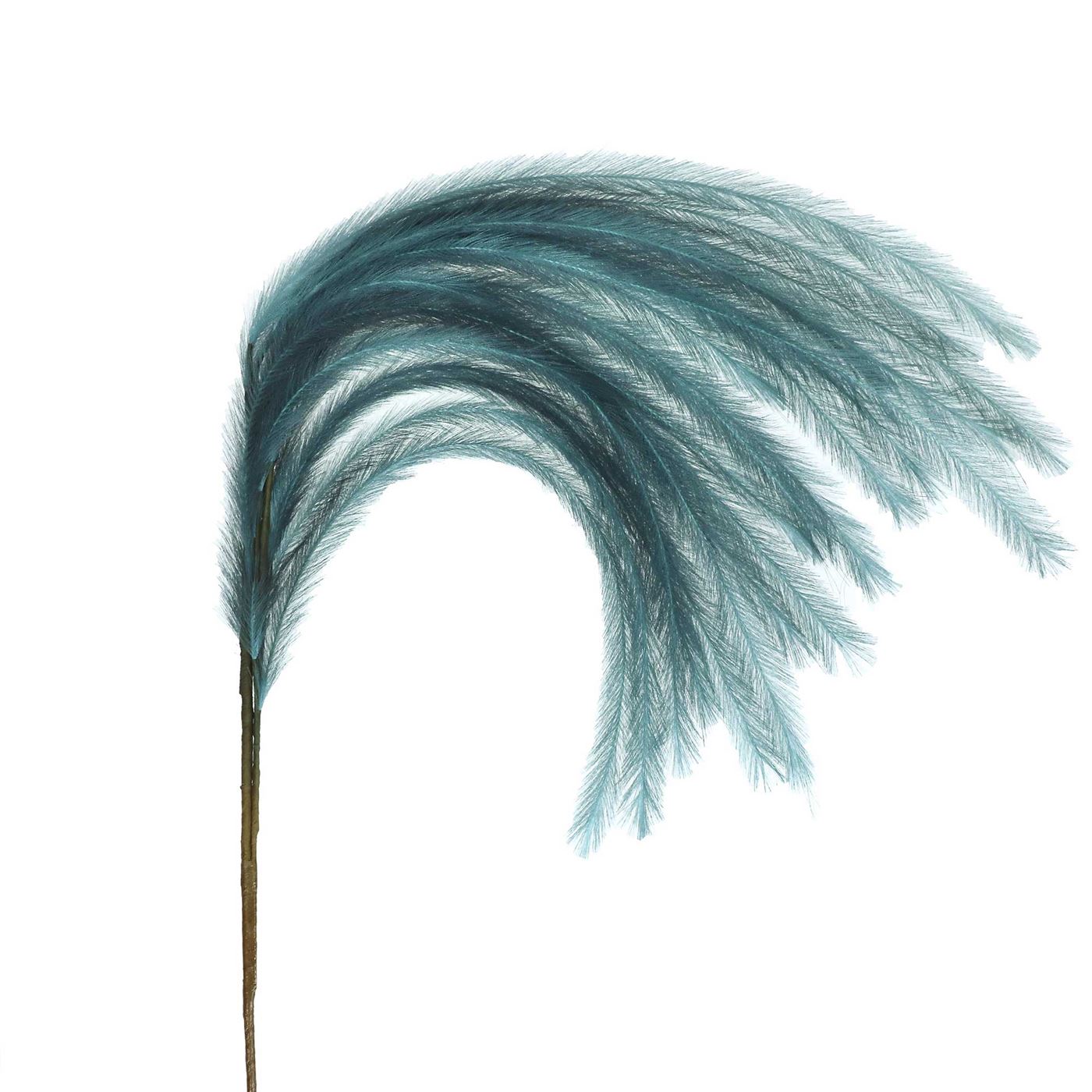 Faux Feather Plume, Teal