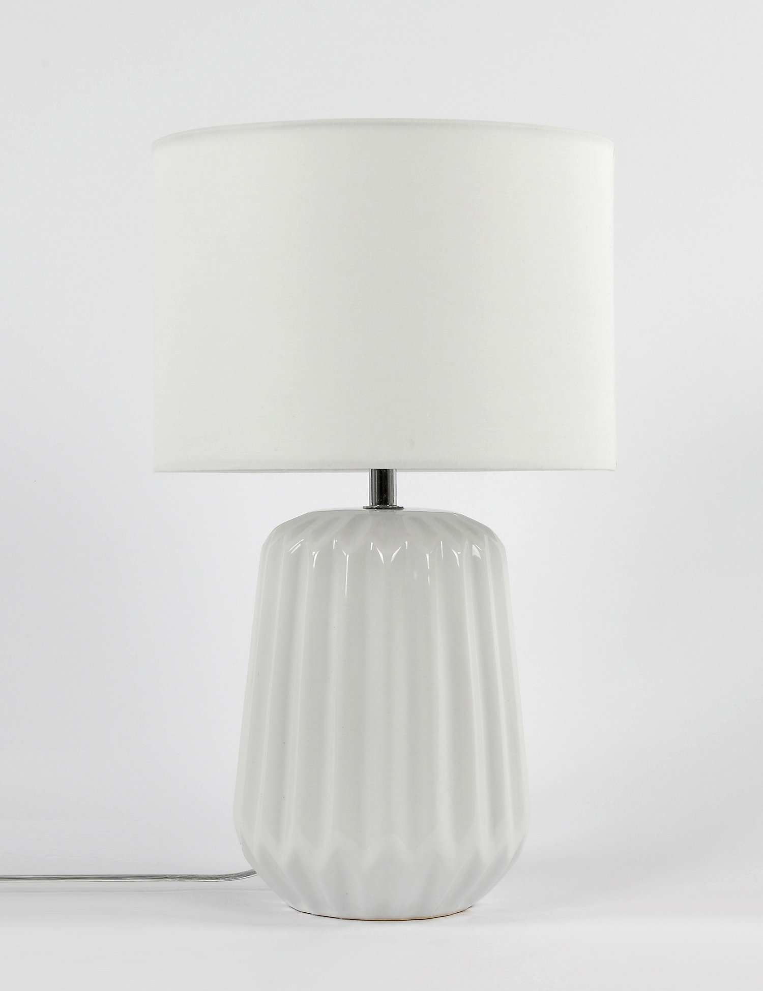 M&S Ceramic Geometric Table Lamp