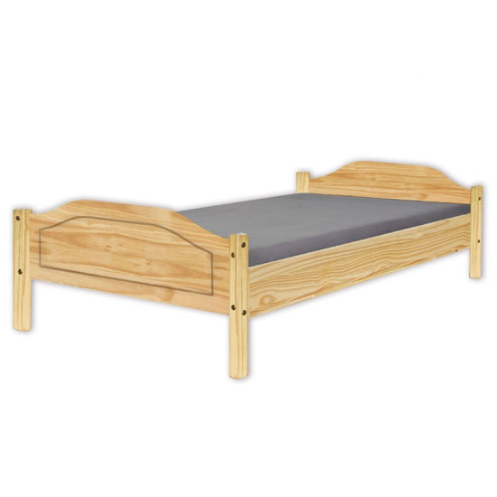 Karlo Wooden King Size Bed In Natural Oak