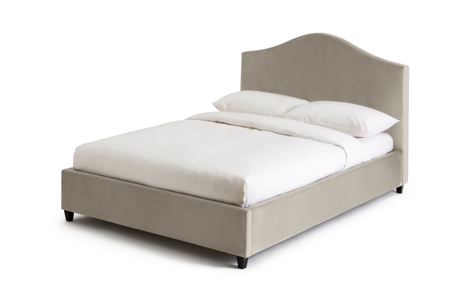 Habitat Maddison Linen Double Bed Frame - Natural