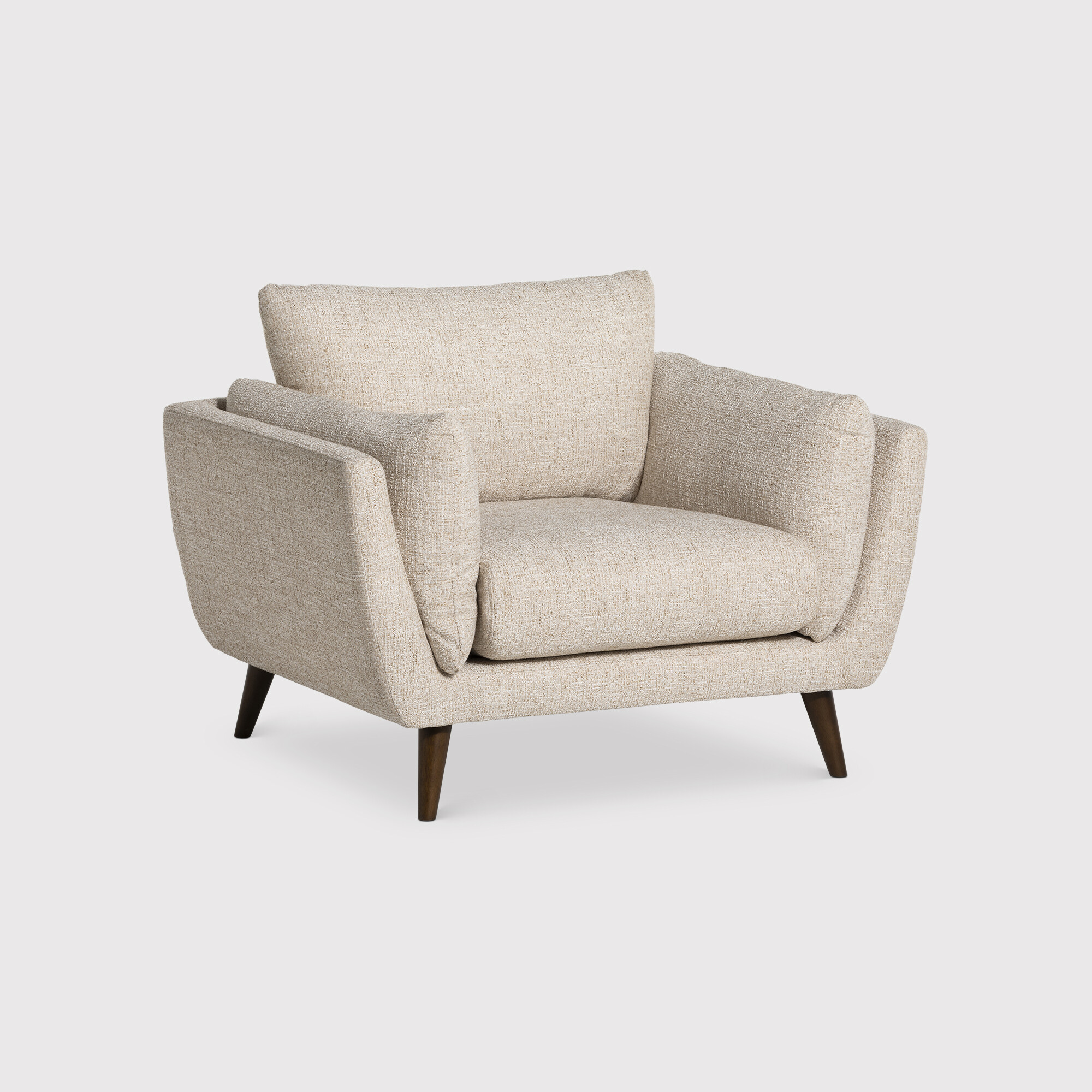 Malmo Armchair, White Fabric | Barker & Stonehouse