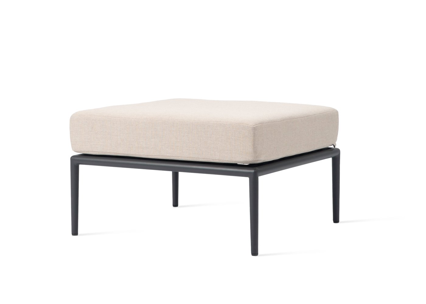 Vincent Sheppard Leo Modular Outdoor Footstool Almond Fabric