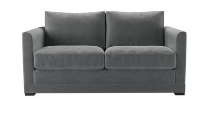 Aissa 2 Seat Sofa Bed in Thatch Smart Velvet - sofa.com