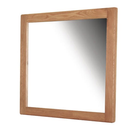 Hampshire Wall Bedroom Mirror In Oak Frame