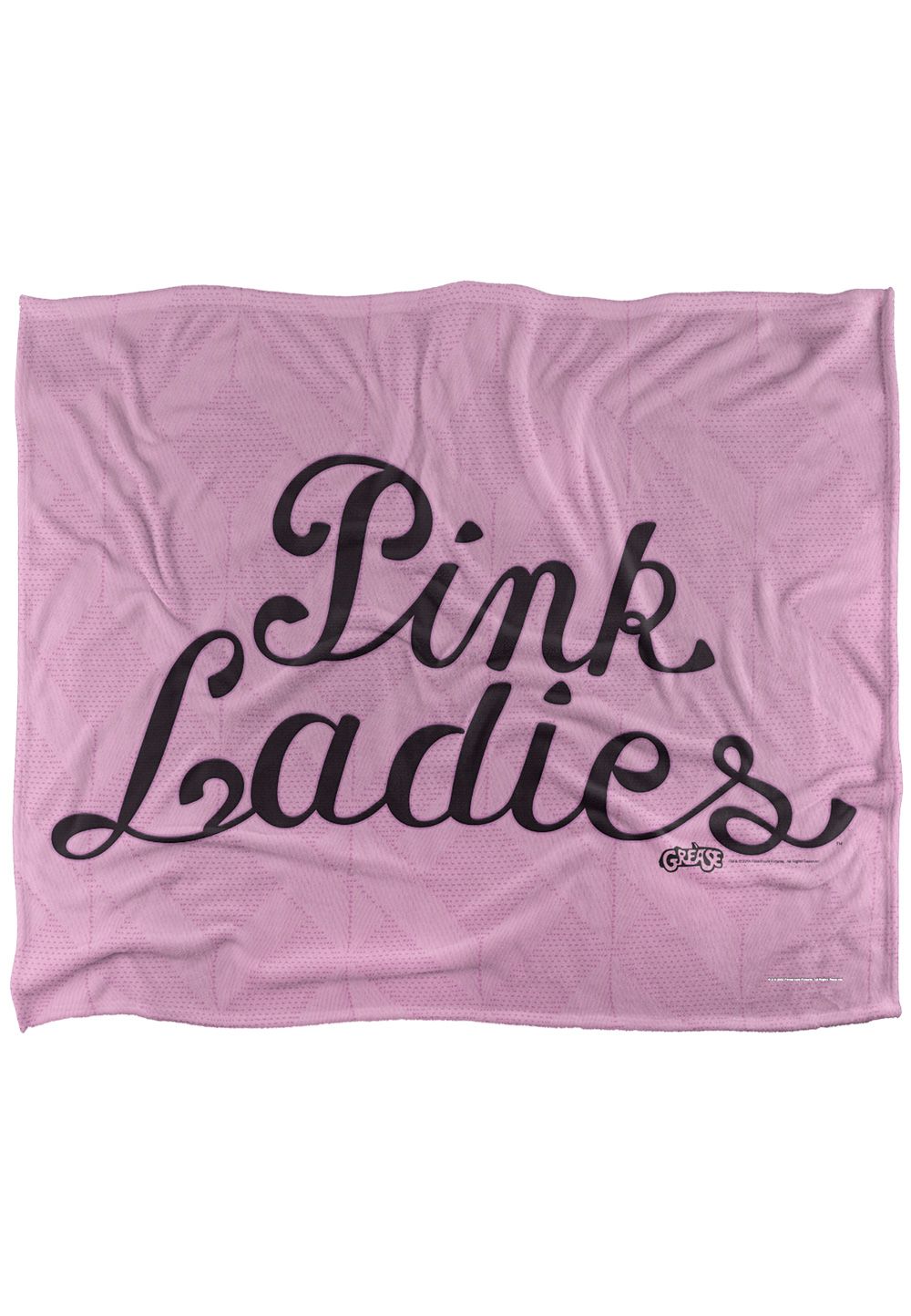 Grease Pink Silky Touch Super Soft Throw Blanket 152 X 127 cm in White