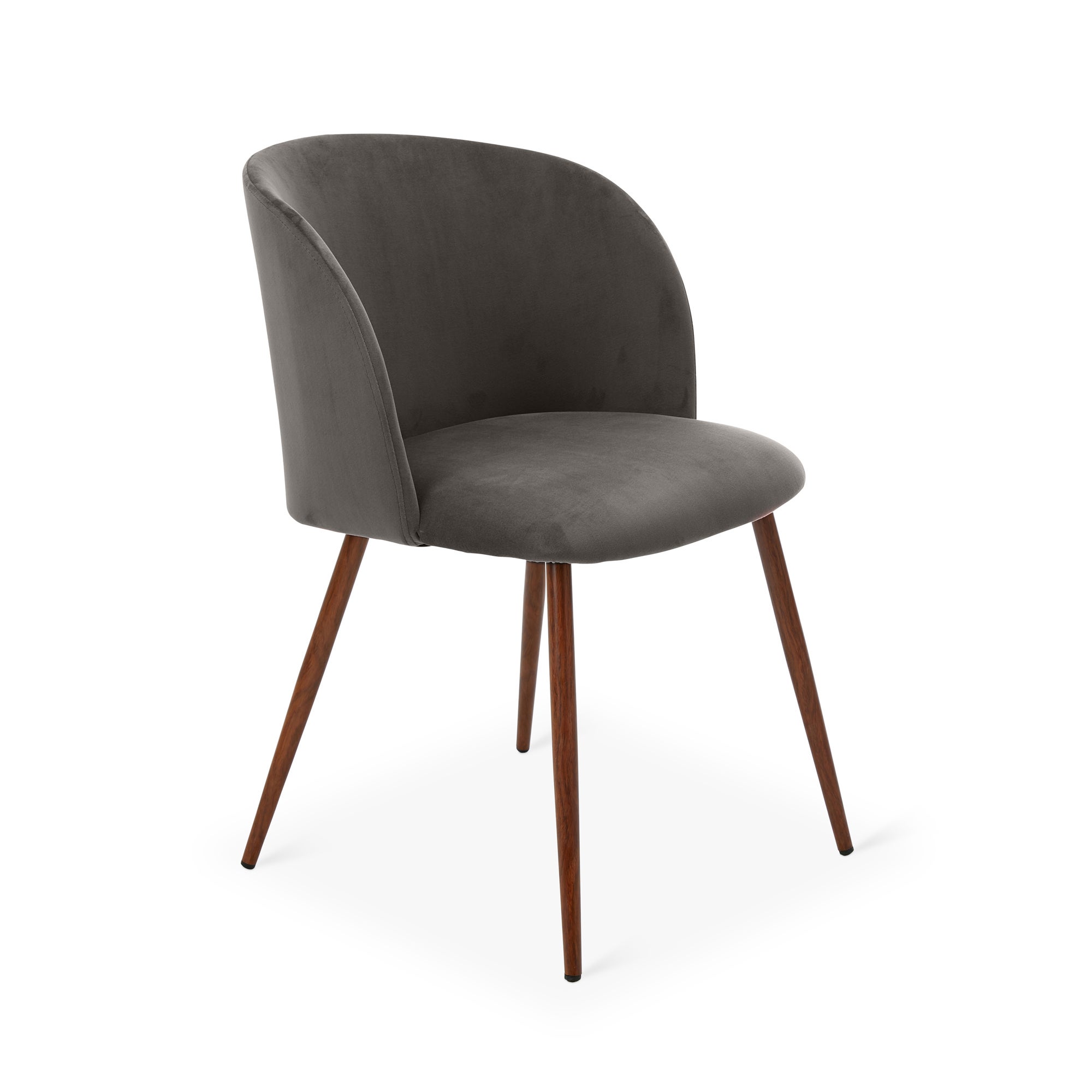 Celia Velvet Chair Grey