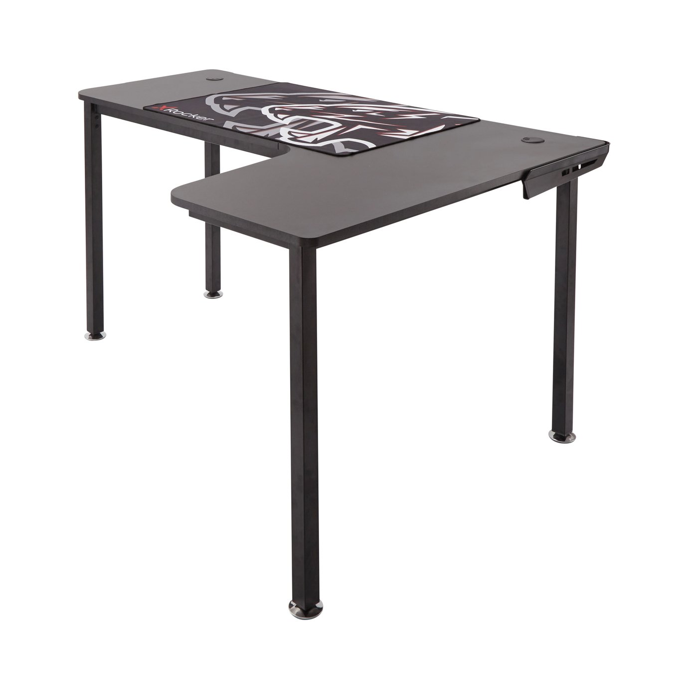 X Rocker Panther XL Gaming Desk - Black