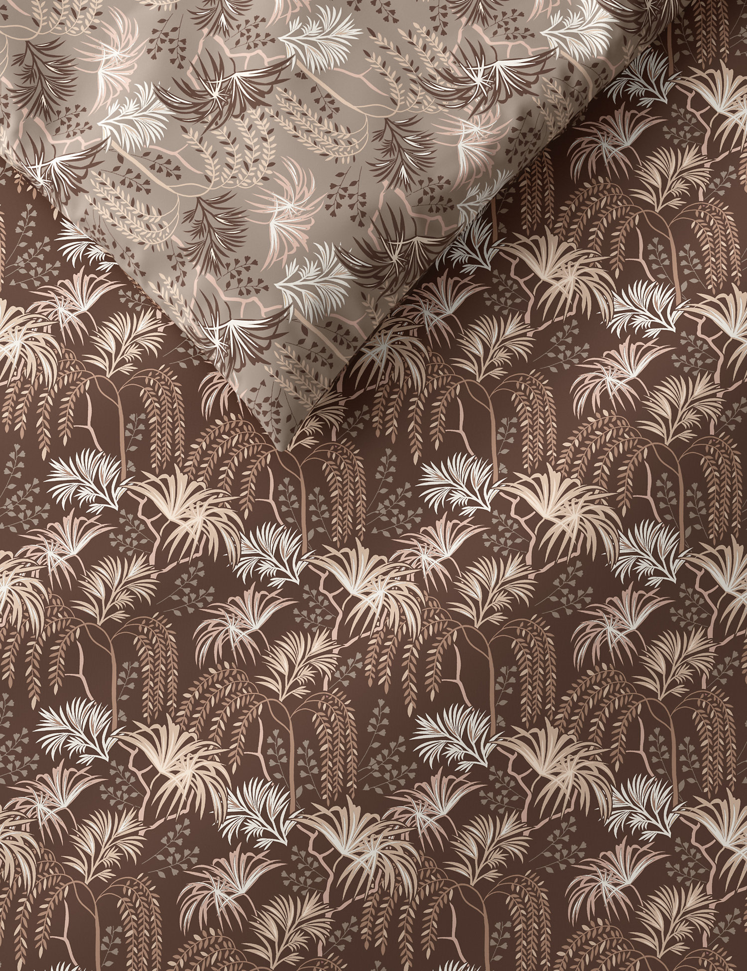 M&S Pure Cotton Palm Bedding Set